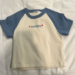 Super cute MADHAPPY baby tee — discontinued style